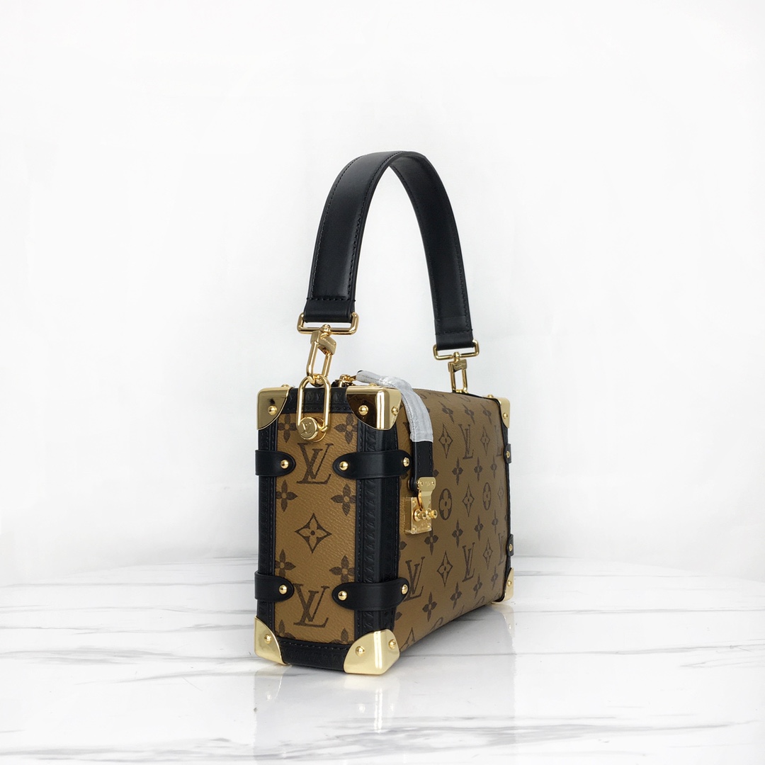 Louis Vuitton Side Trunk Small Handbag Monogram Canvas Leather, 21 x 14 x 6 cm 4 i1677462562 6224 2