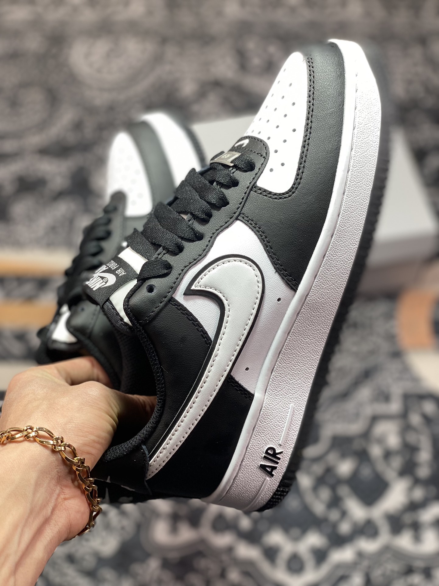 Nike Air Force 1'07 Low”Black/White/Panda”空军一号板鞋“黑白熊猫叠钩”DV0788-001