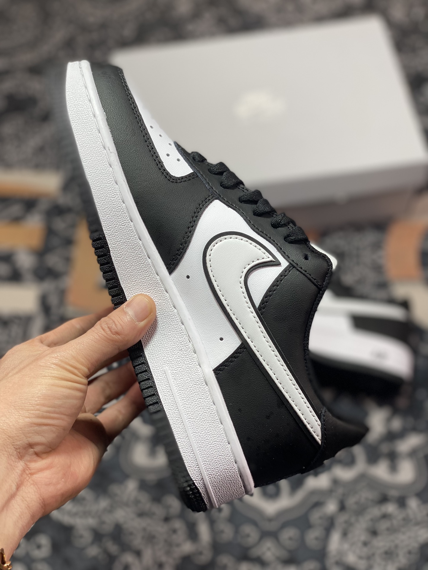 Nike Air Force 1'07 Low”Black/White/Panda”空军一号板鞋“黑白熊猫叠钩”DV0788-001