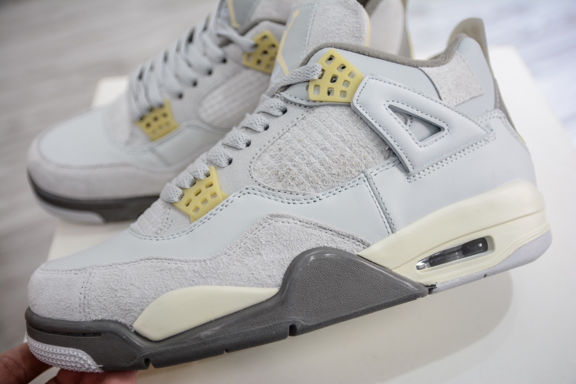 380 外贸版Air Jordan AJ4 SE ”Craft” 兔年限定灰兔子 DV3742-021