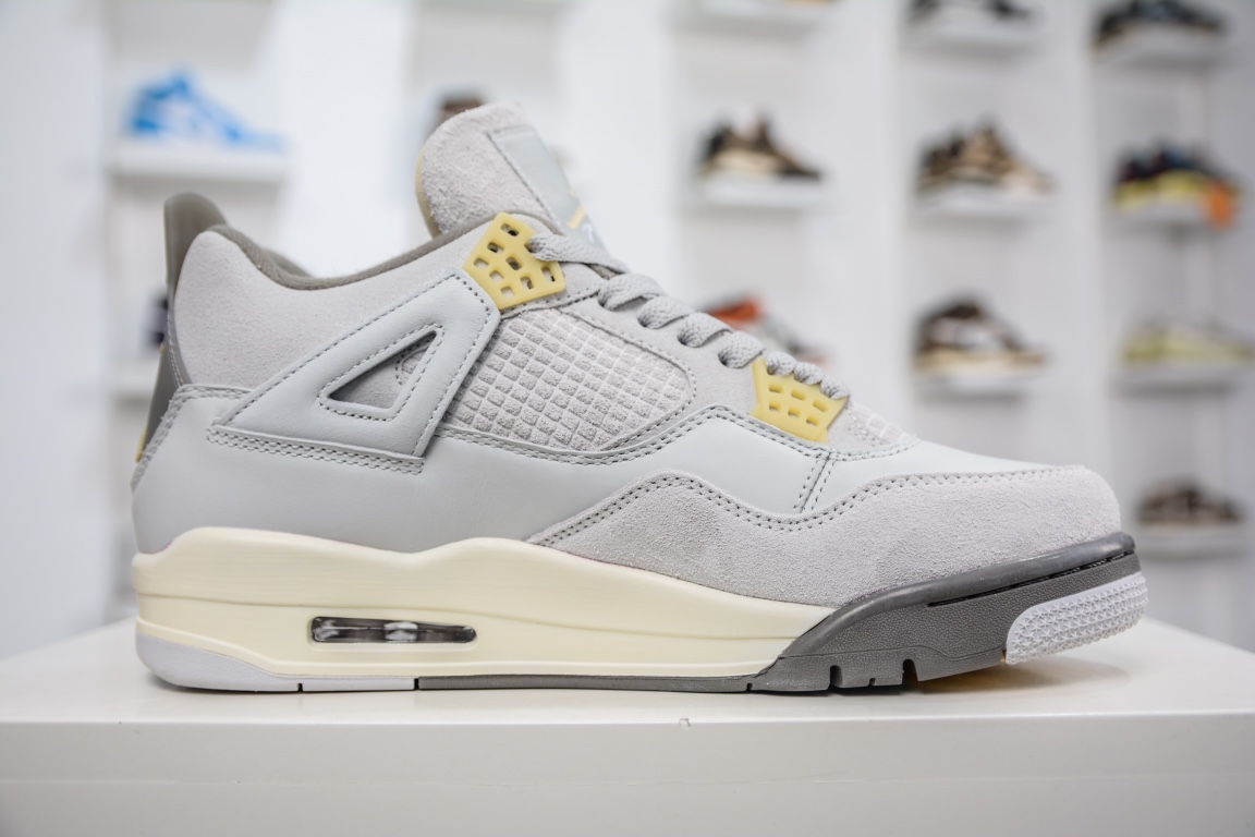 380 外贸版Air Jordan AJ4 SE ”Craft” 兔年限定灰兔子 DV3742-021