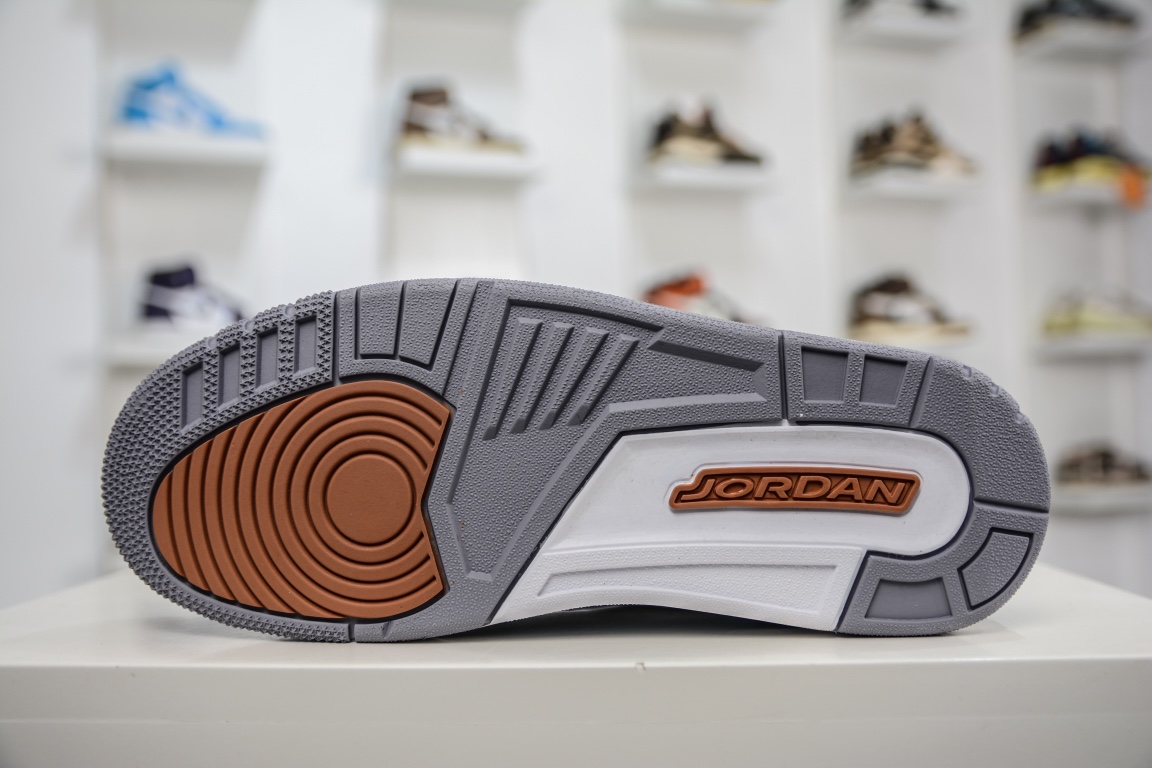 360 外贸Air Jordan 3 AJ3 白蓝色爆裂纹 CT8532-148