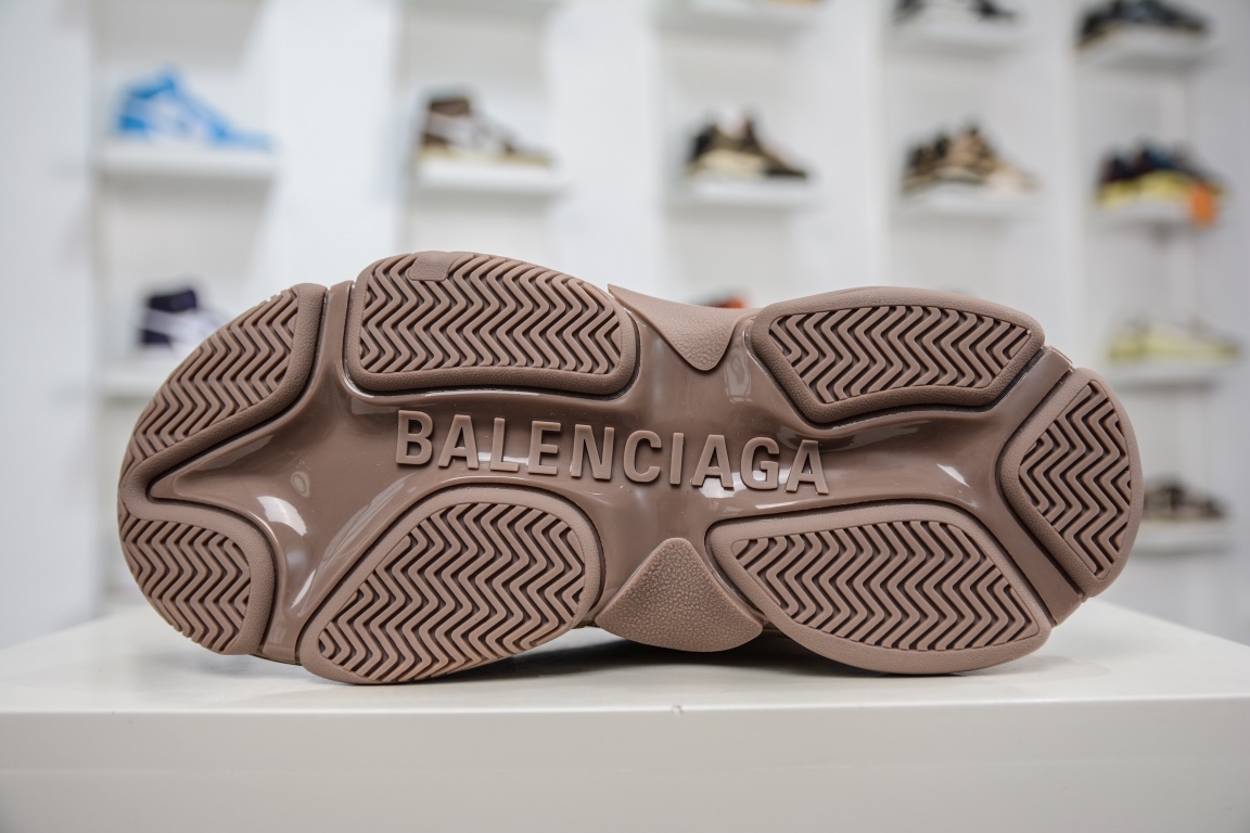 380 （运费超重） 原盒Balenciaga Triple S 巴黎世家满印logo老爹鞋