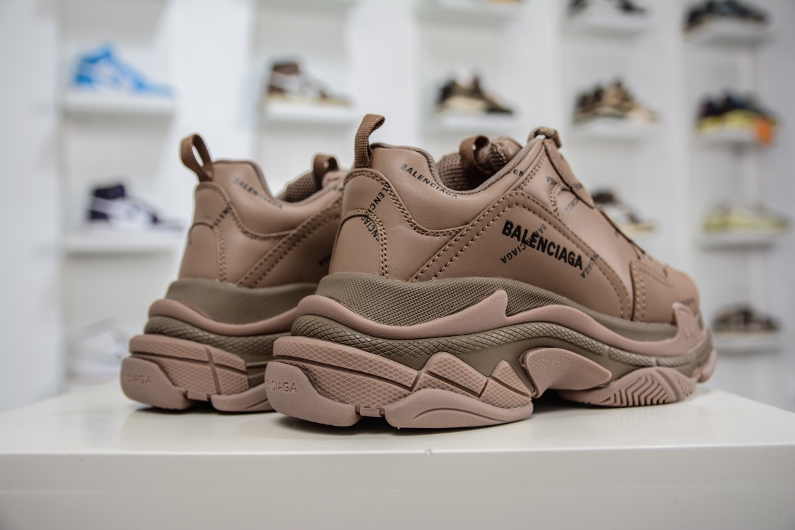 380 （运费超重） 原盒Balenciaga Triple S 巴黎世家满印logo老爹鞋