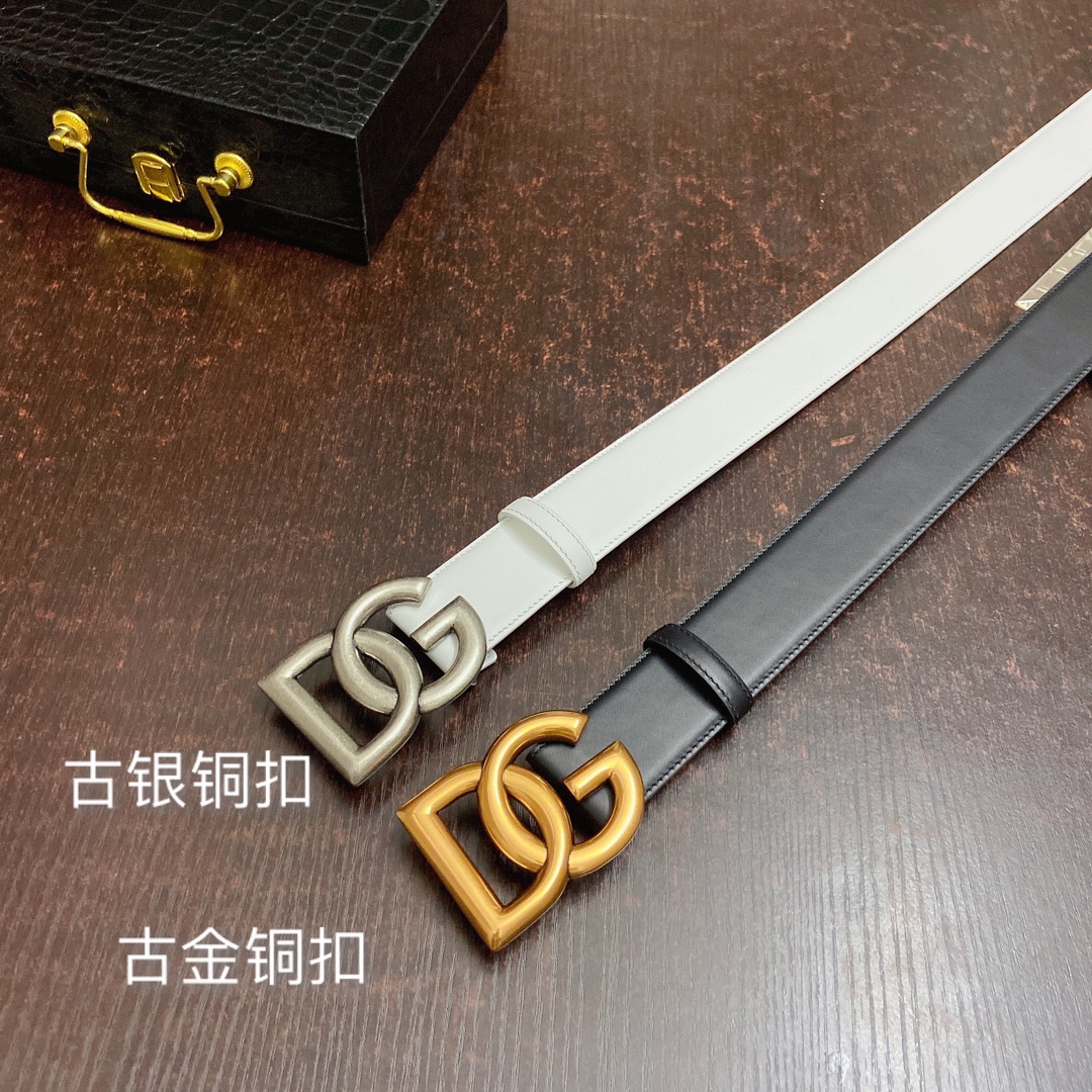 D&G杜嘉班纳官网新款.双面头层小牛