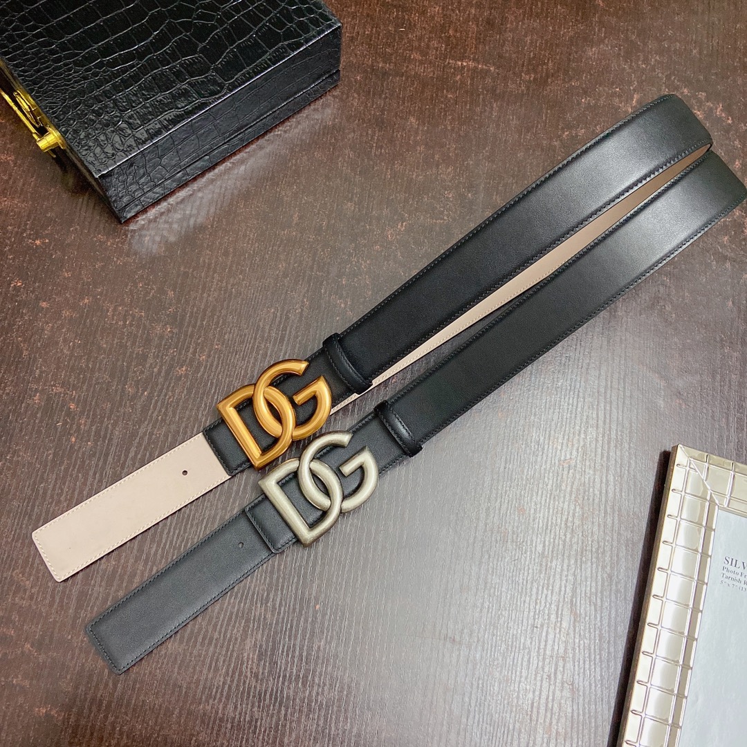 D&G杜嘉班纳官网新款.双面头层小牛