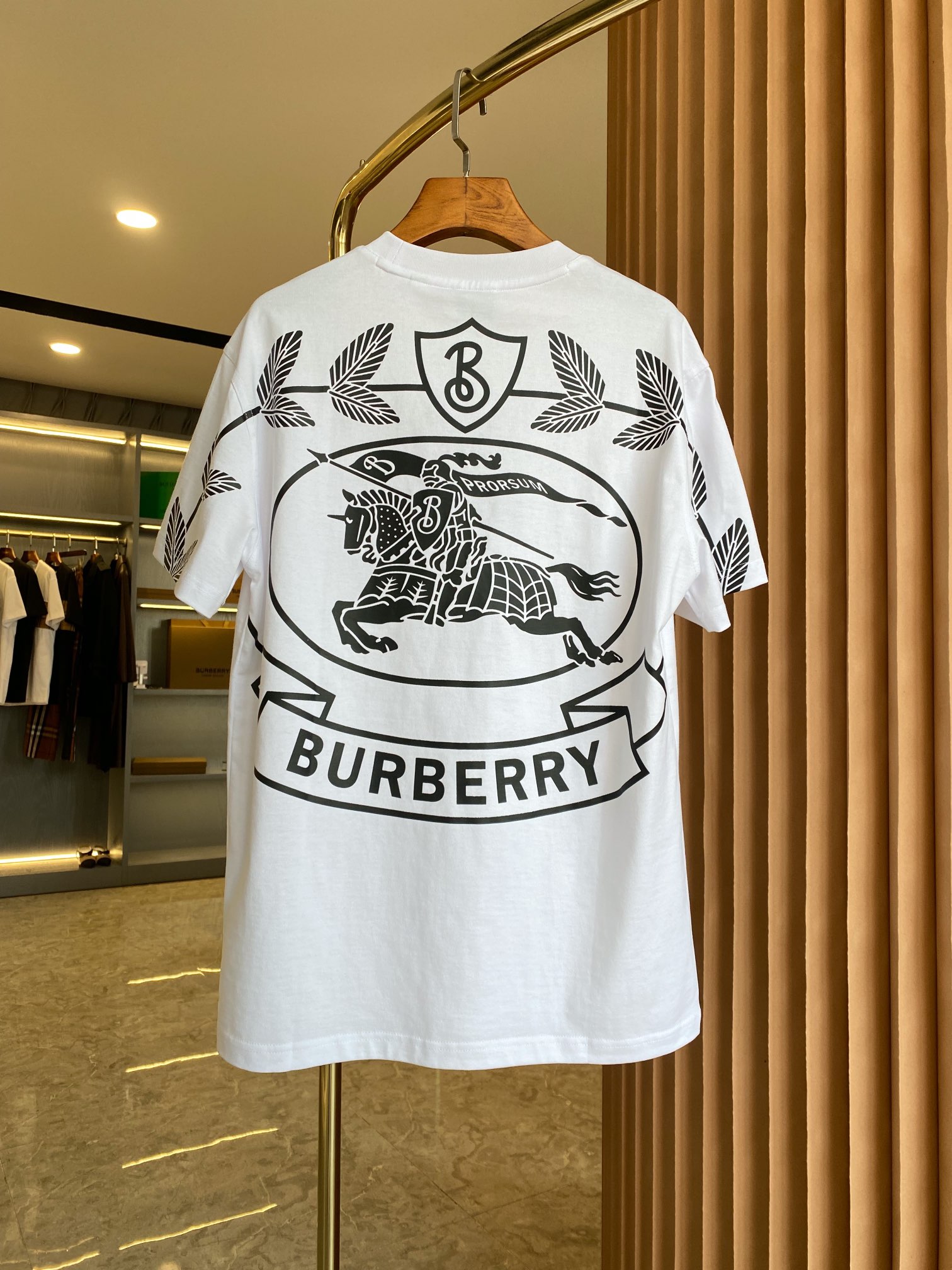 Burberry BBR 巴宝莉 战马马术骑士印花棉质 丁 短袖恤衫BUR王牌尖货