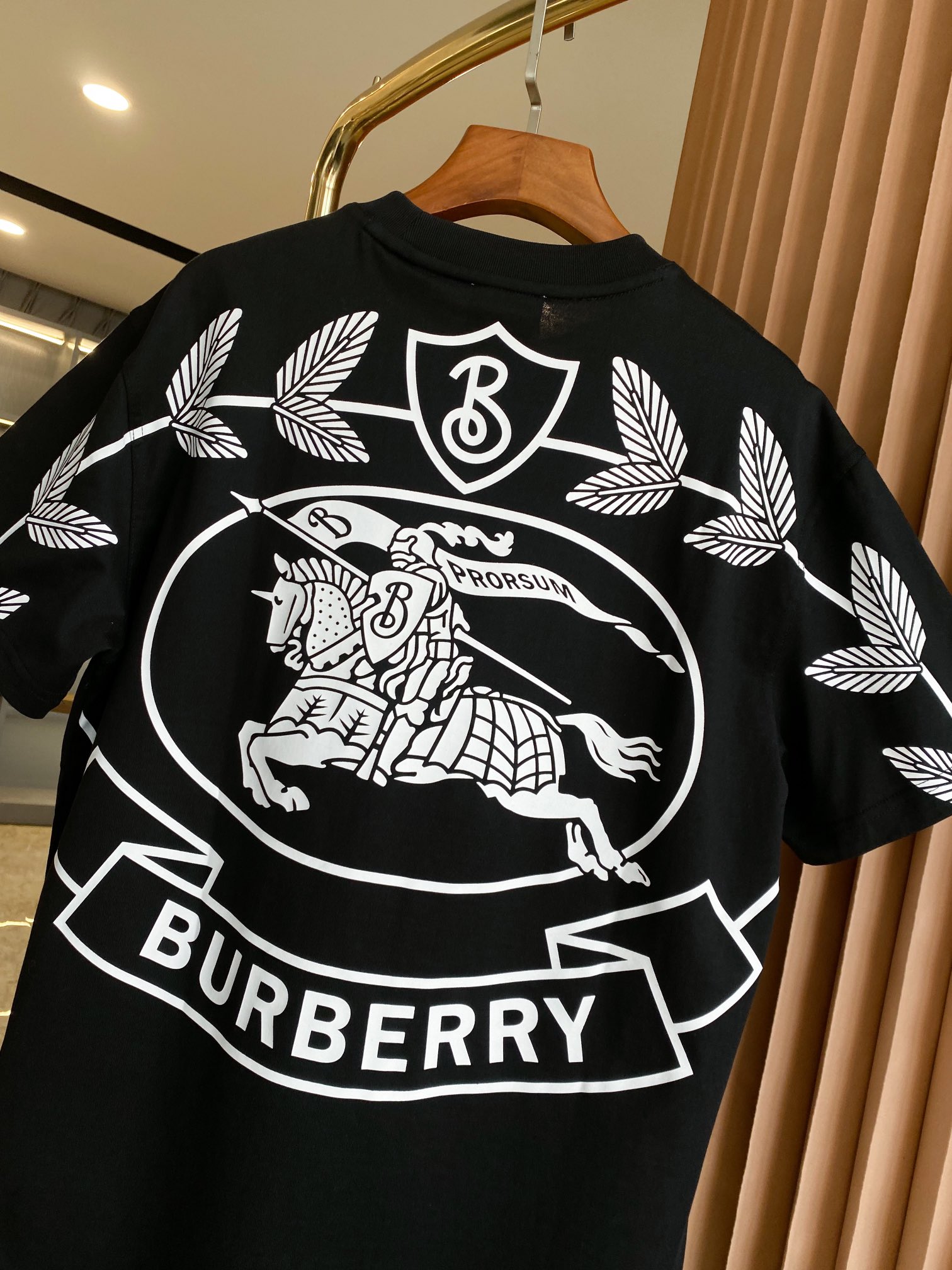 Burberry BBR 巴宝莉 战马马术骑士印花棉质 丁 短袖恤衫BUR王牌尖货