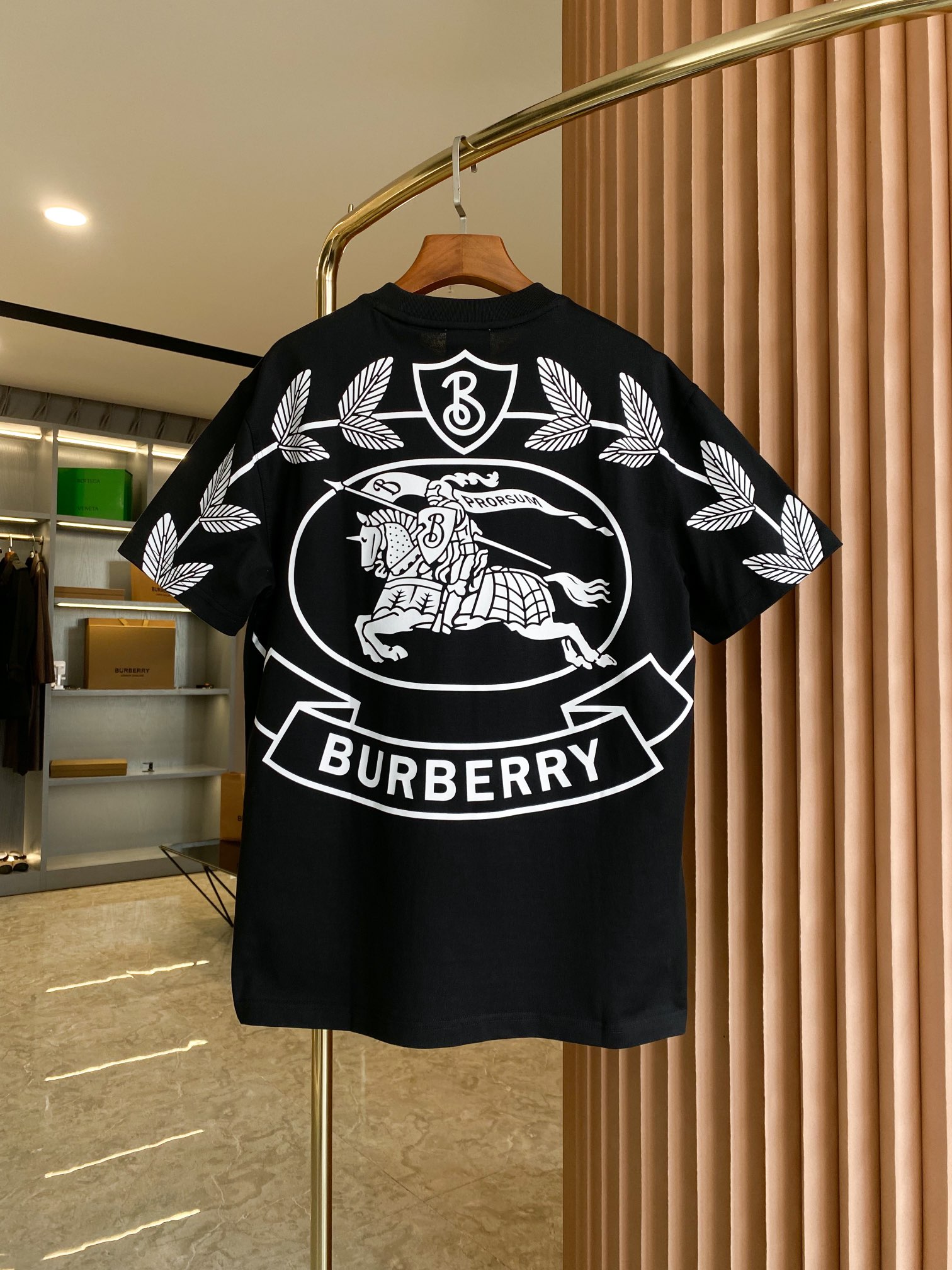 Burberry BBR 巴宝莉 战马马术骑士印花棉质 丁 短袖恤衫BUR王牌尖货