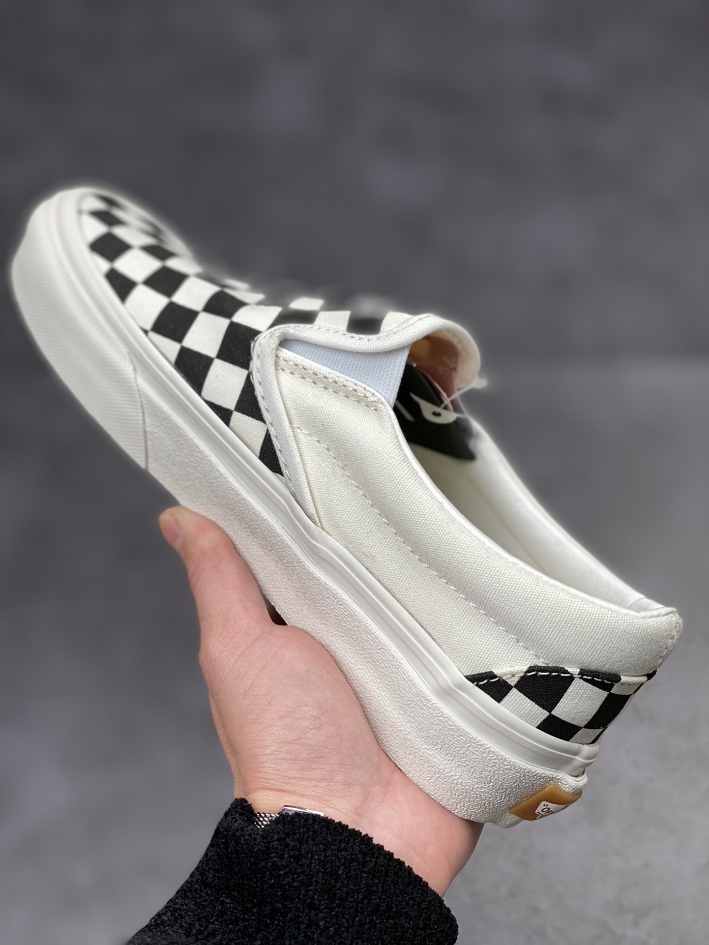 120 Vans范斯官方 Slip-on  VR3黑白棋盘格舒适一脚蹬男鞋女鞋帆布鞋