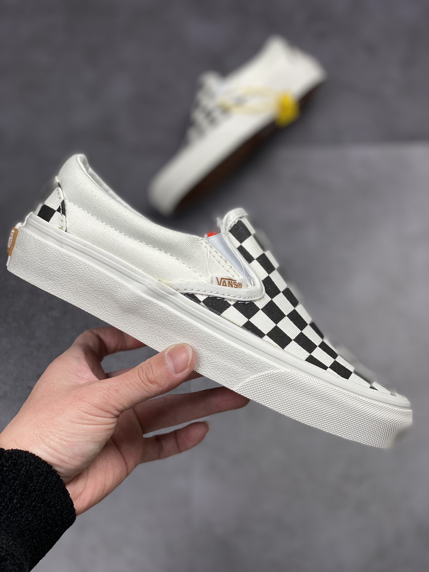 120 Vans范斯官方 Slip-on  VR3黑白棋盘格舒适一脚蹬男鞋女鞋帆布鞋