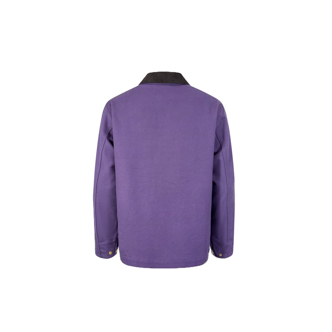 Carhartt KB05# Detroit Jacket: Purple Detail, Classic Design, Durable Duck Canvas, Various Sizes. - 图片 3