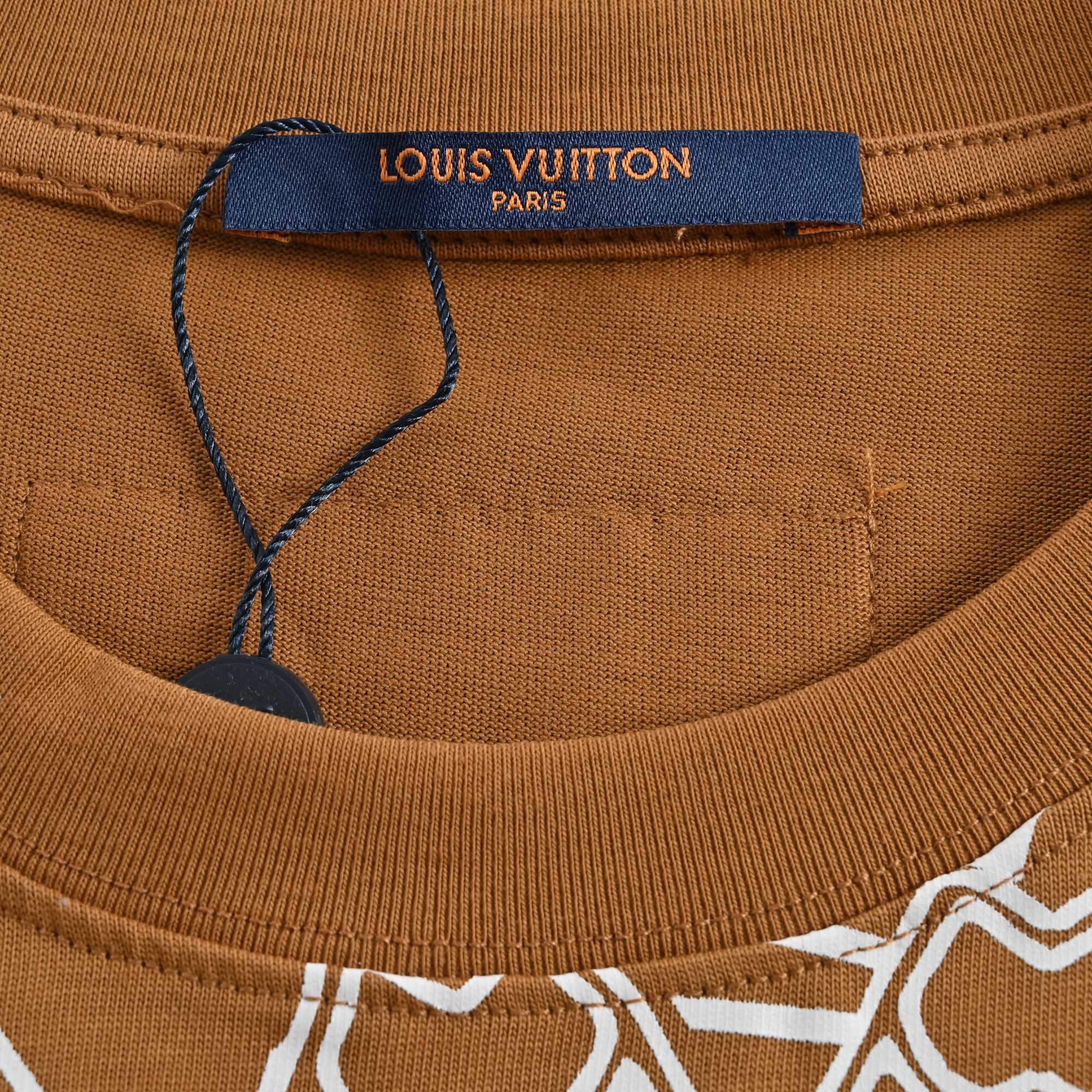 LouisVuitton /路易威登 23ss 卡通兔子印花短袖260克质感厚实