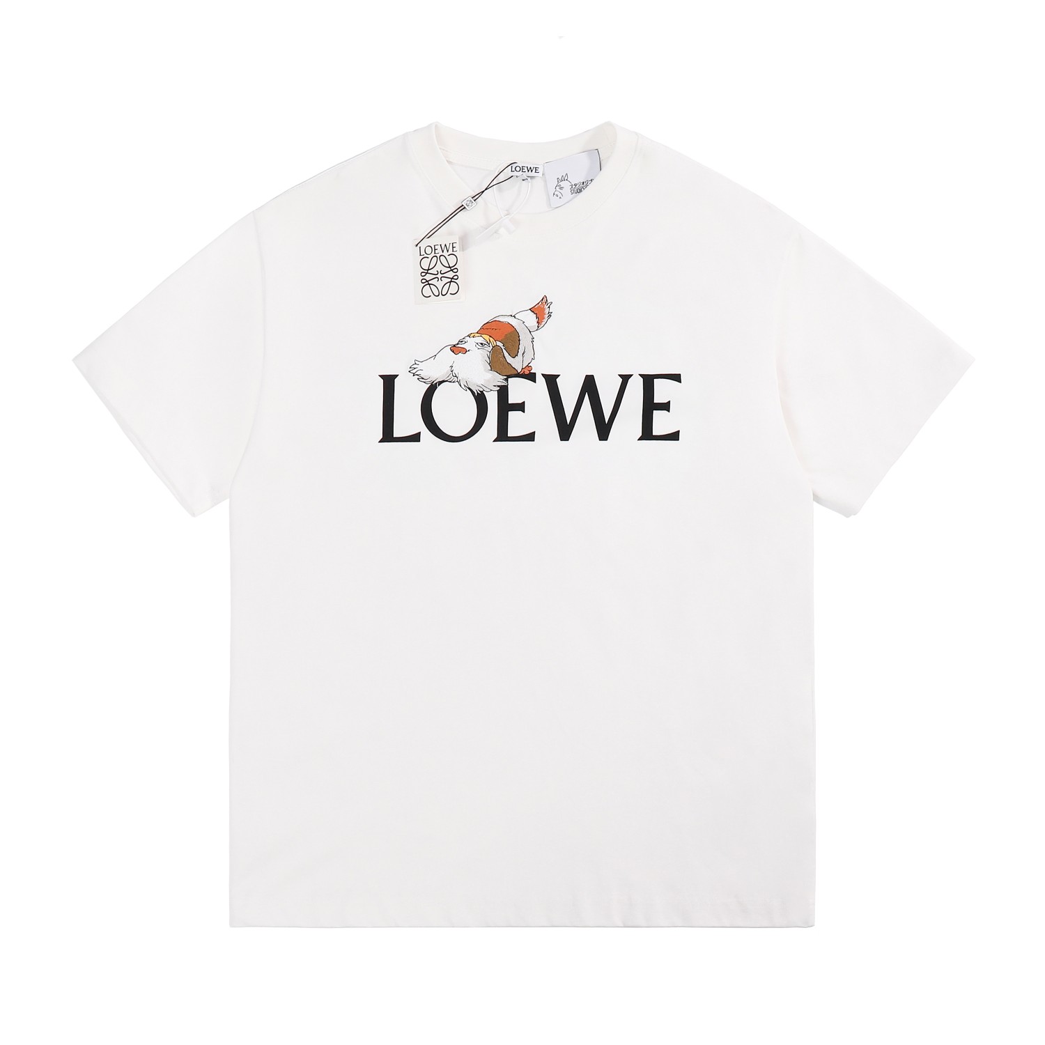 Loewe أُوكَازيُون
 ملابس تي شيرت طباعة العام للرجال والنساء قطن محبوك