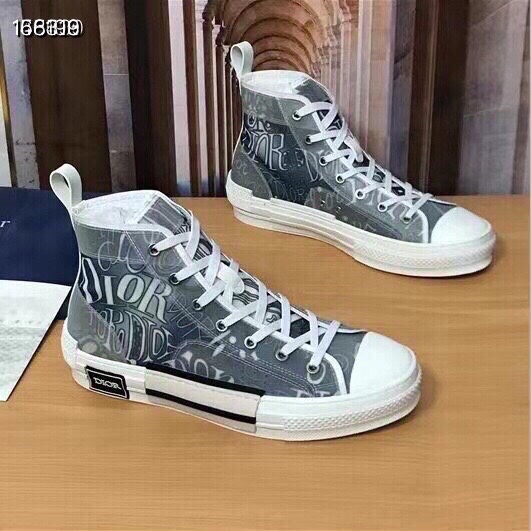 Dior Skateboard Shoes Rubber Fashion High Tops