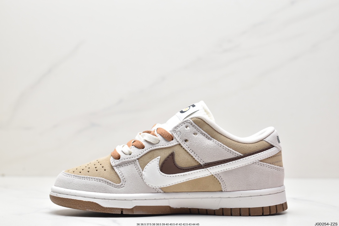 180 SB Dunk Low SE”85 Double Swoosh/Grey/Brown Bear”扣篮系列低帮 DO9457-100