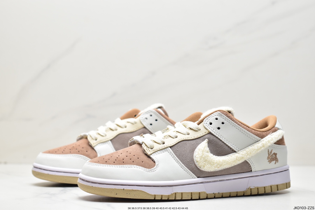 160 Nike SB Dunk Low”Year of the Rabbit”扣篮板鞋“浅棕米白穗兔” FD4203-211