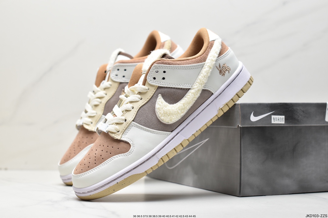 160 Nike SB Dunk Low”Year of the Rabbit”扣篮板鞋“浅棕米白穗兔” FD4203-211