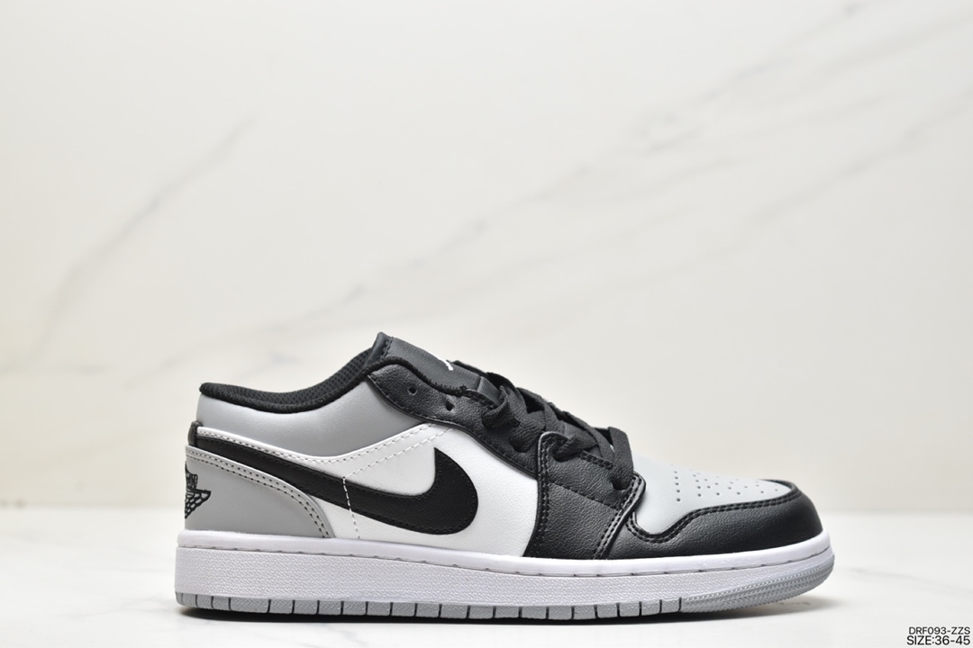 115 耐克NK Air Jordan 1 Low”Breathe/Triple White”AJ1乔丹一代篮球鞋 553558-163