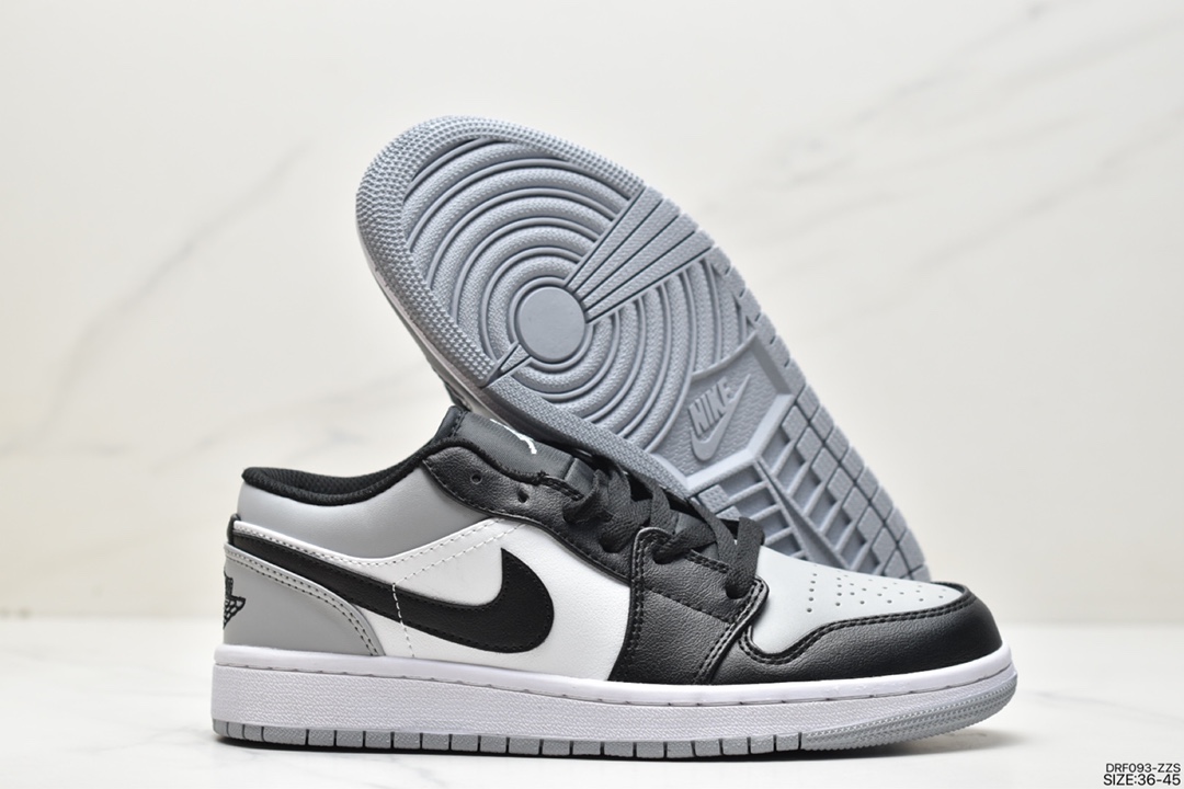 115 耐克NK Air Jordan 1 Low”Breathe/Triple White”AJ1乔丹一代篮球鞋 553558-163