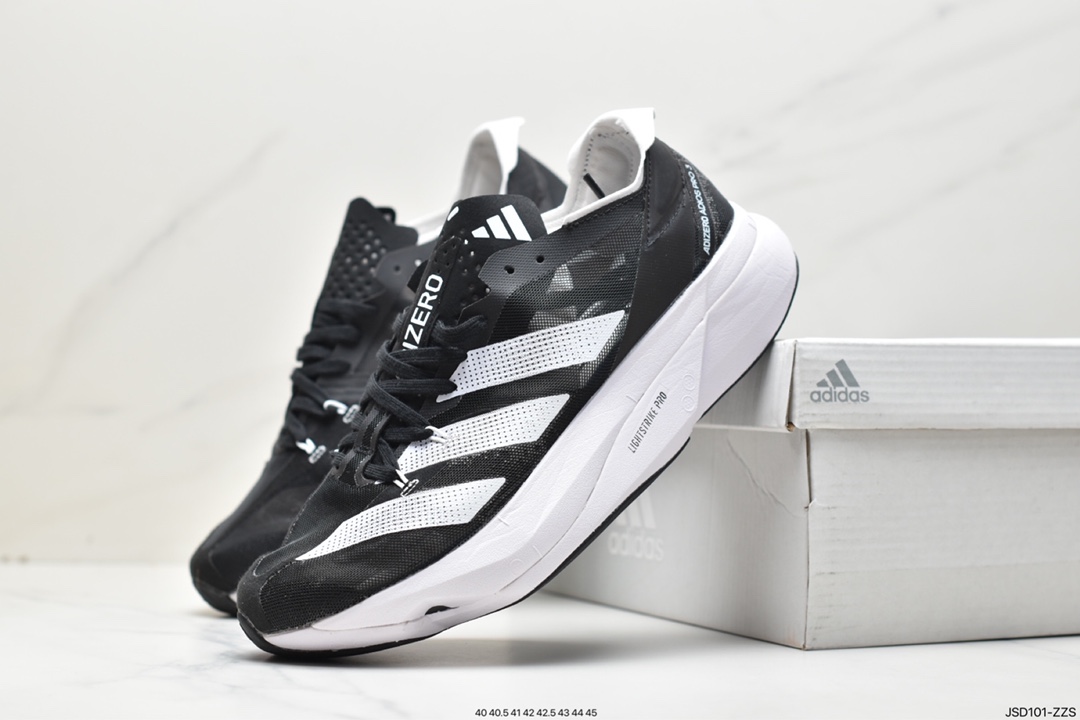 AdidasADIZERO SOLAR PRO 3 mesh breathable ultra-light long-distance running sneakers GX6521