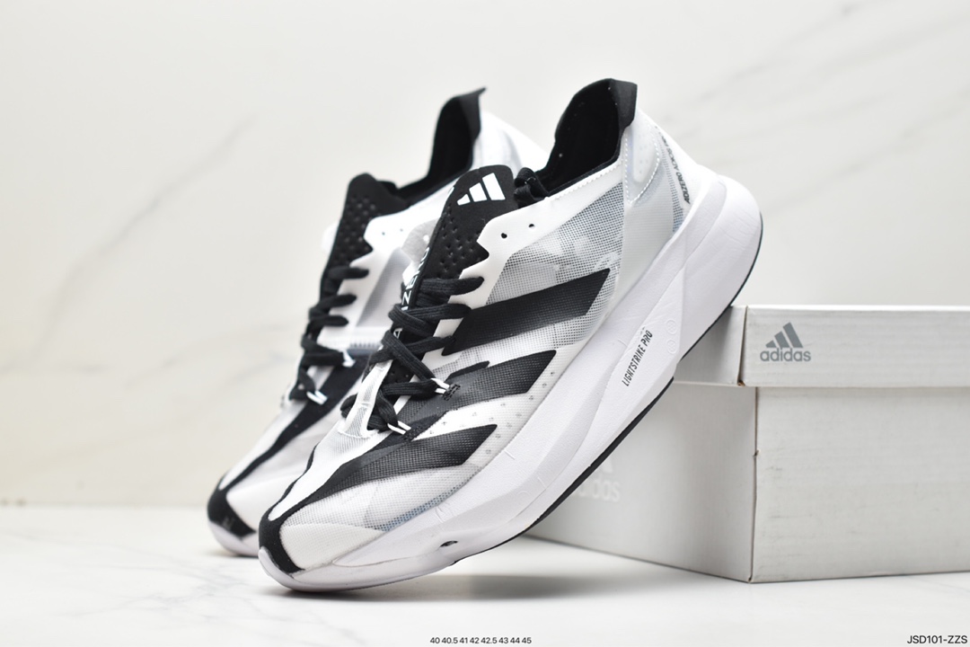 AdidasADIZERO SOLAR PRO 3 mesh breathable ultra-light long-distance running sneakers GX6521