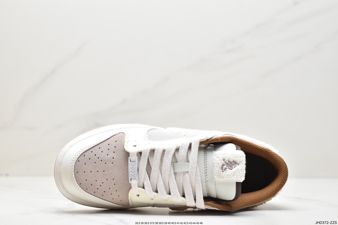 190 Nike SB Dunk Low”Year of the Rabbit”扣篮系列低帮休闲运动滑板板鞋“浅棕米白穗兔”FD4203-211