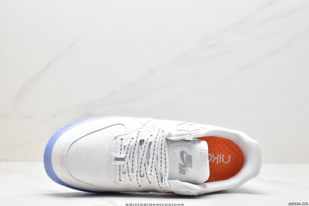 180 Nike Air Force 1 React QS 骨白 冰蓝 CQ8879-100