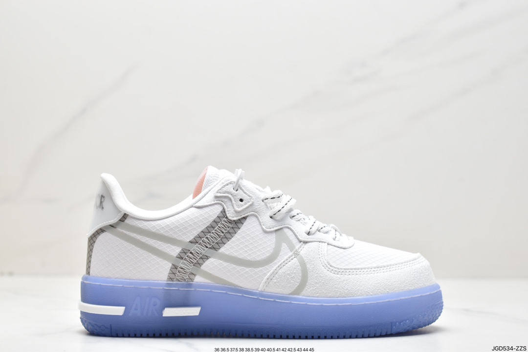 180 Nike Air Force 1 React QS 骨白 冰蓝 CQ8879-100