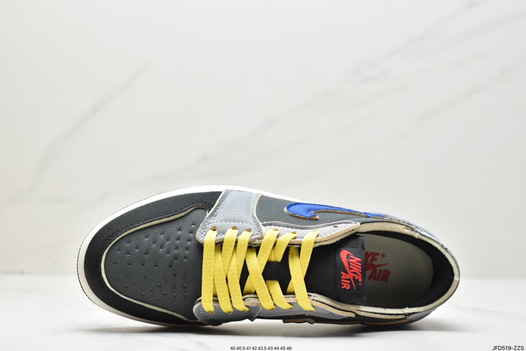 170 原装Air Jordan 1 Retro Low OG EX 黑灰红 DV0982-006
