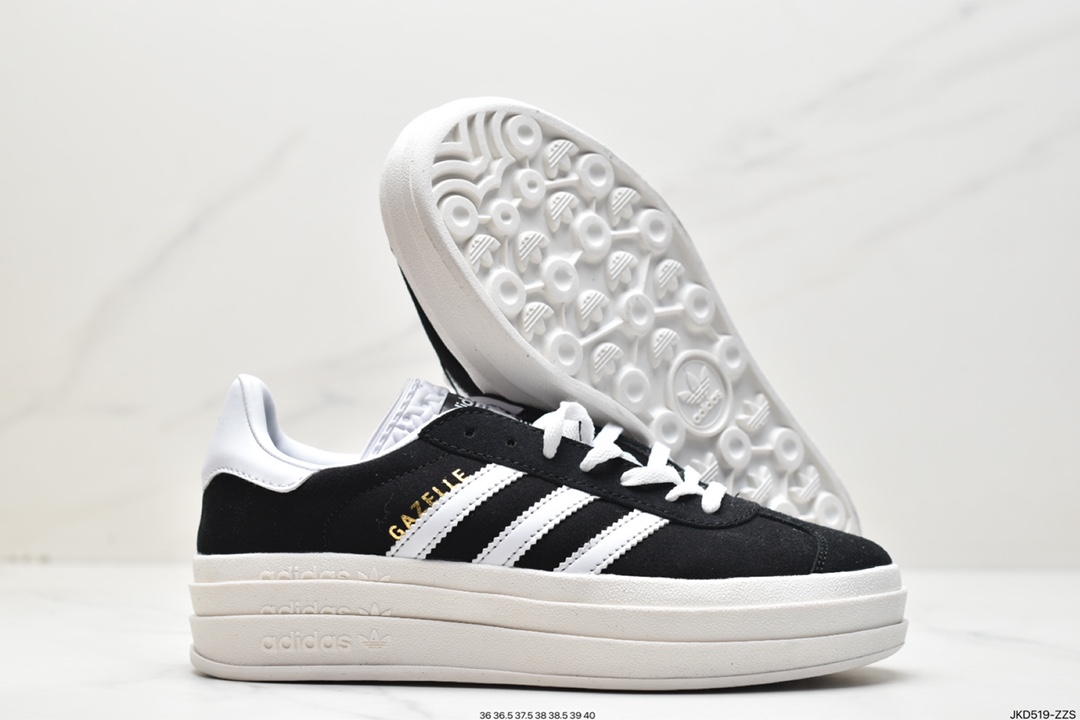 Adidas Gazelle Bold w low-top retro all-match casual sports sneakers HQ6893