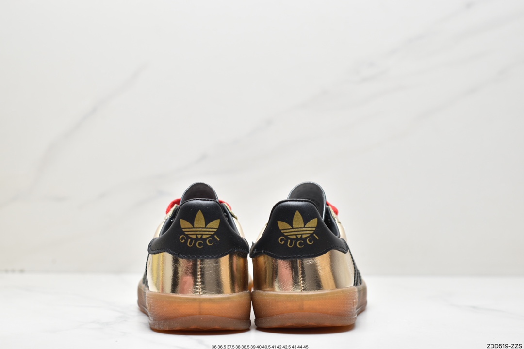 Adidas｜GUCCI cost-effective version with clover logo and iconic three bars as design elements 18888 2SH90 1072