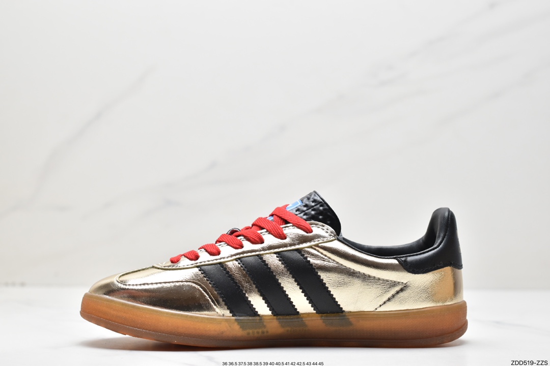 Adidas｜GUCCI cost-effective version with clover logo and iconic three bars as design elements 18888 2SH90 1072