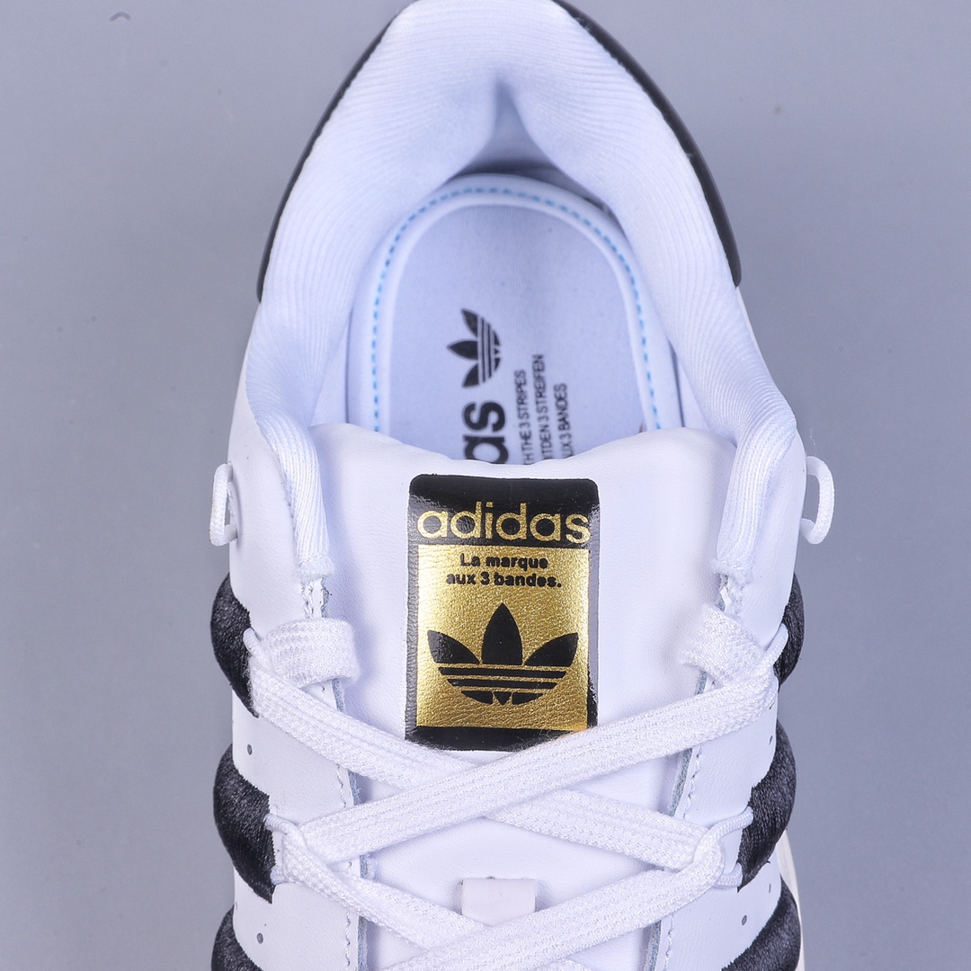 Adidas Superstar Bonega W thick-soled shell toe heightening low-top series GY5250