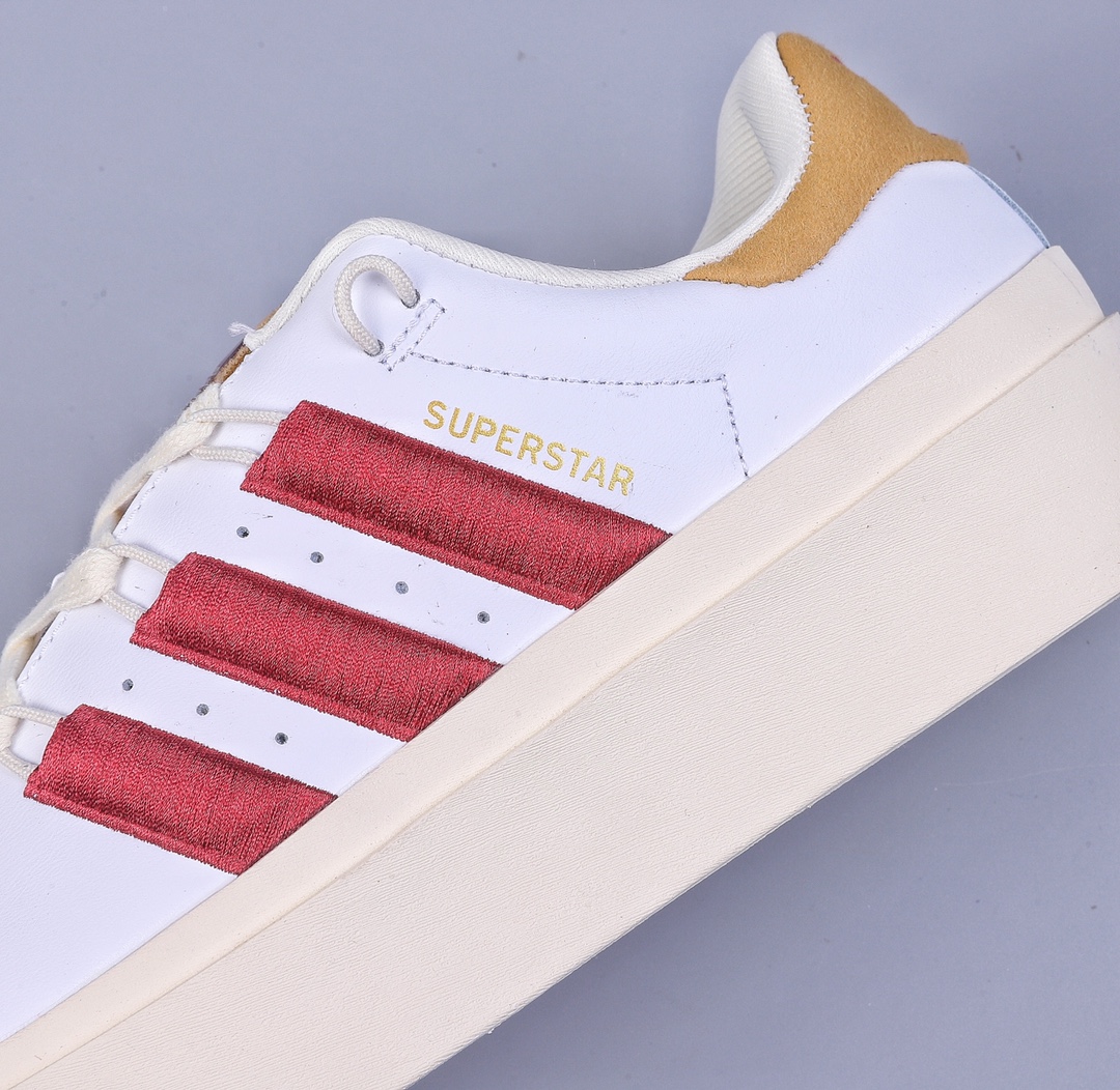 Adidas Superstar Bonega W thick-soled shell toe heightening low-cut series GY6793