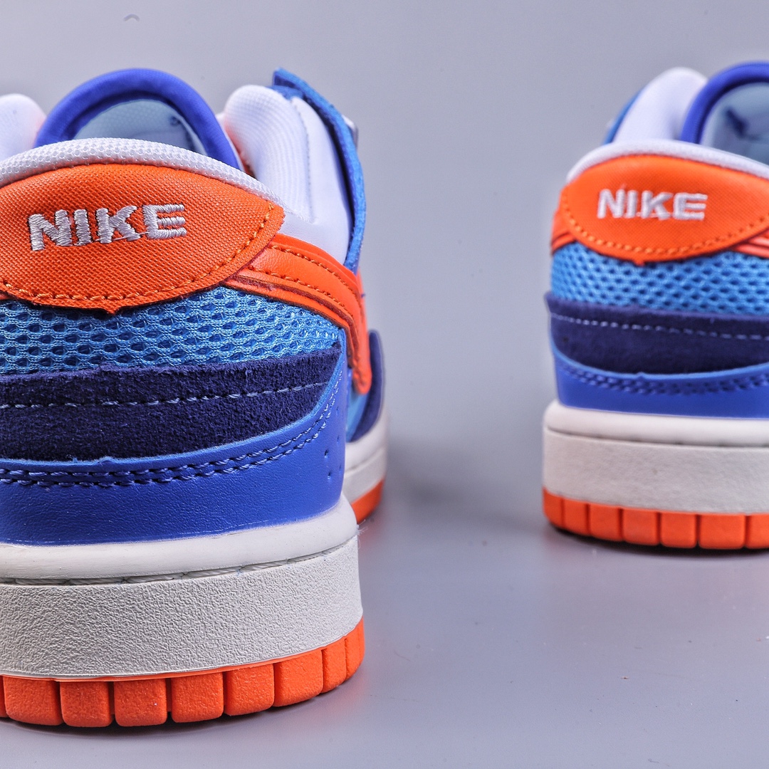 200 Nike Dunk Scrap 拼接 缝合怪 白蓝橙 DM0128-100