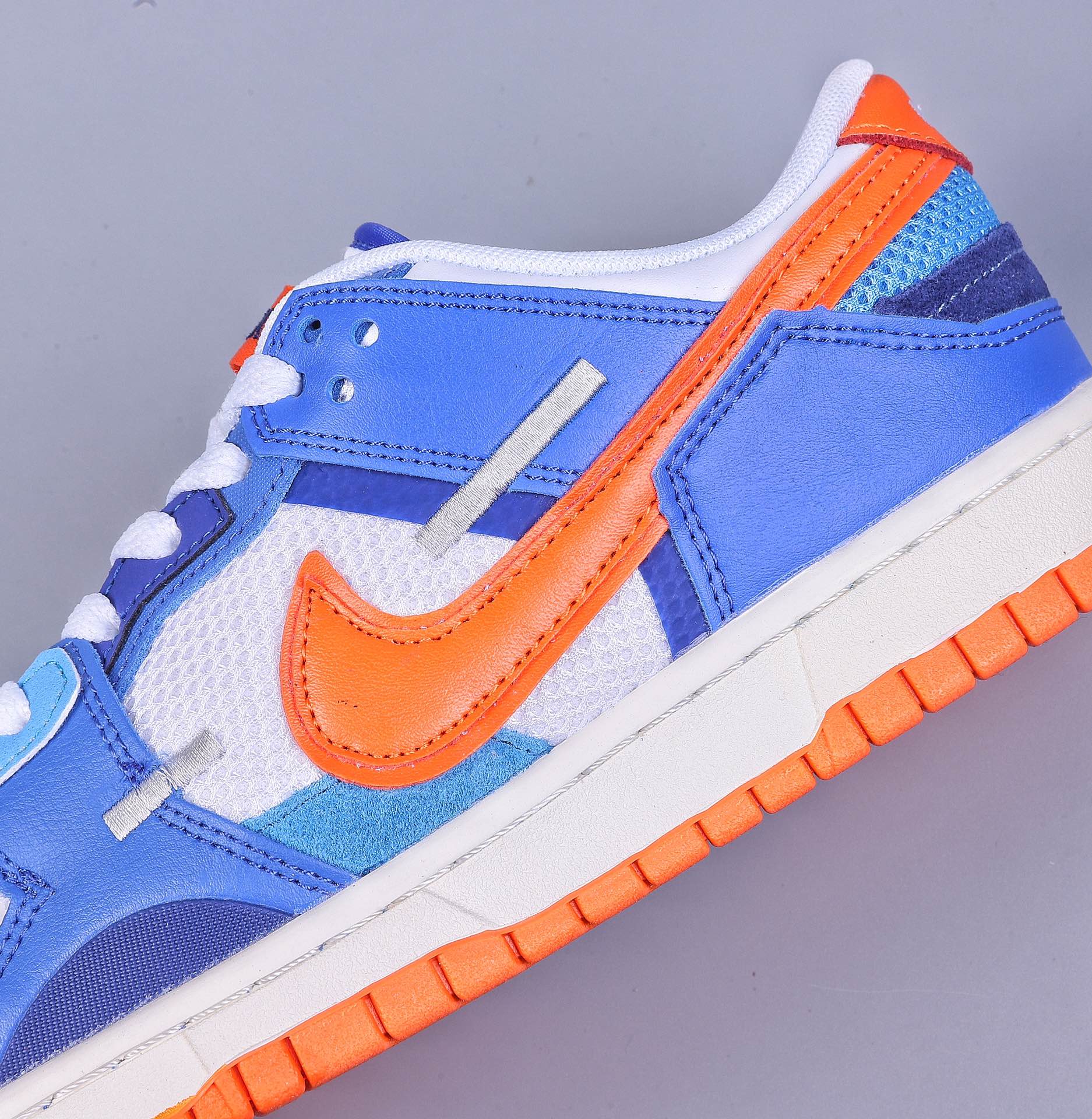 200 Nike Dunk Scrap 拼接 缝合怪 白蓝橙 DM0128-100