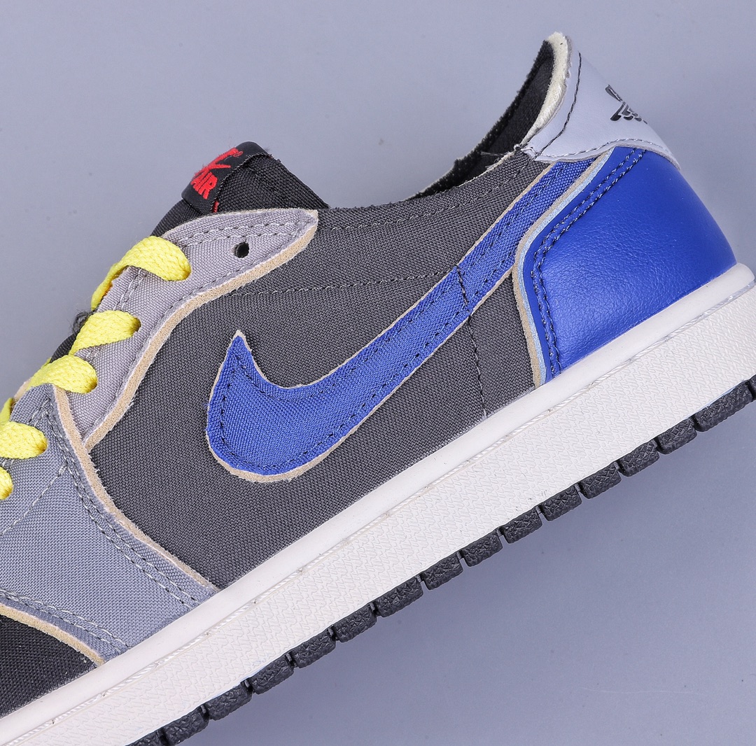 200 Air Jordan 1 Low ”Dark Smoke Grev” AJ1 乔1解构 低帮篮球鞋 DV0982-006