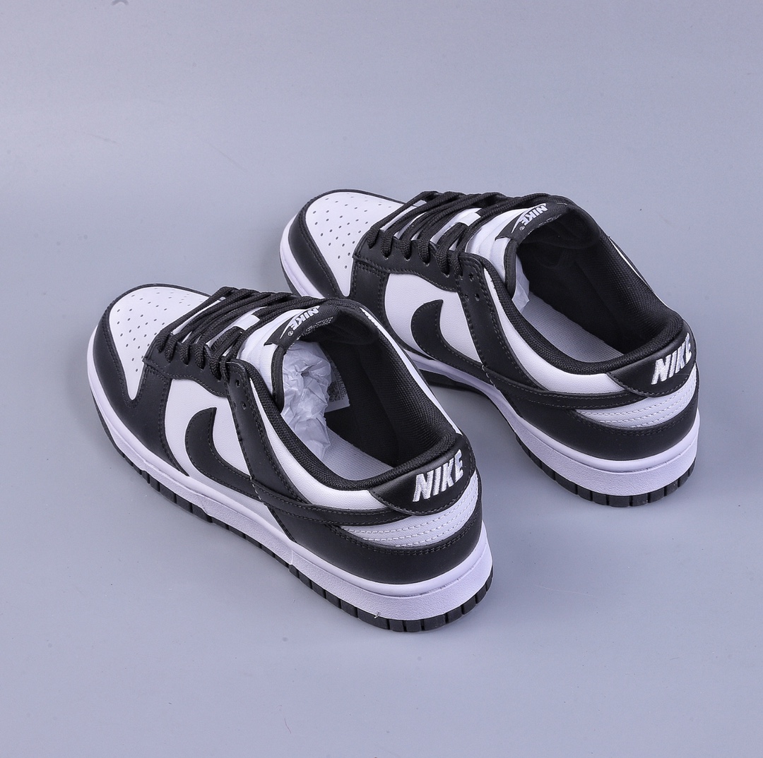 200 RS版Nk SB Dunk Low 黑白熊猫配色 SB扣碎篮板时尚休闲板鞋 DD1391-100