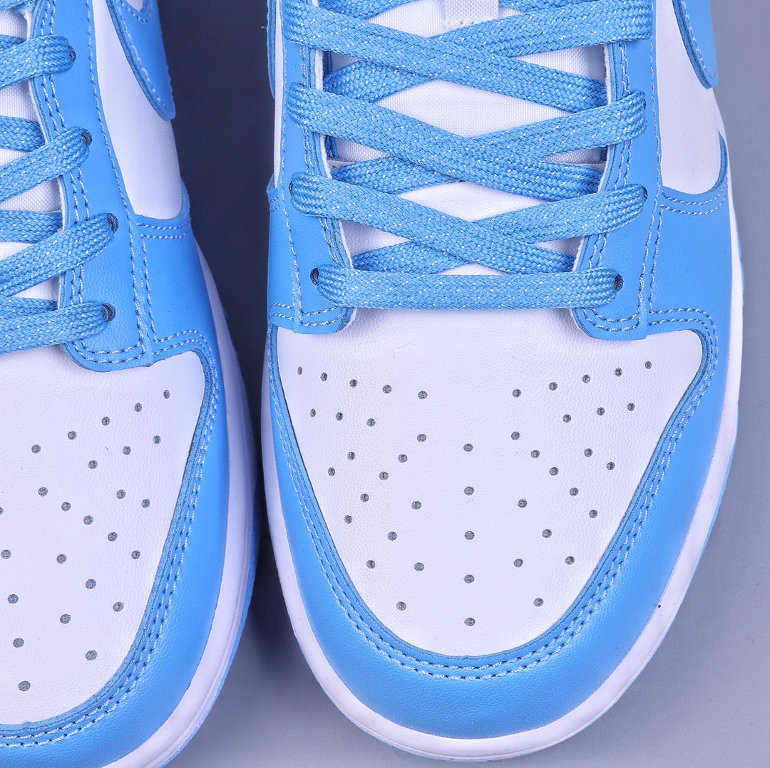 200 RS版Nk Dunk Low ”University Blue” 白蓝色 北卡白蓝 扣篮系列低帮休闲运动滑板鞋 DD1391-102