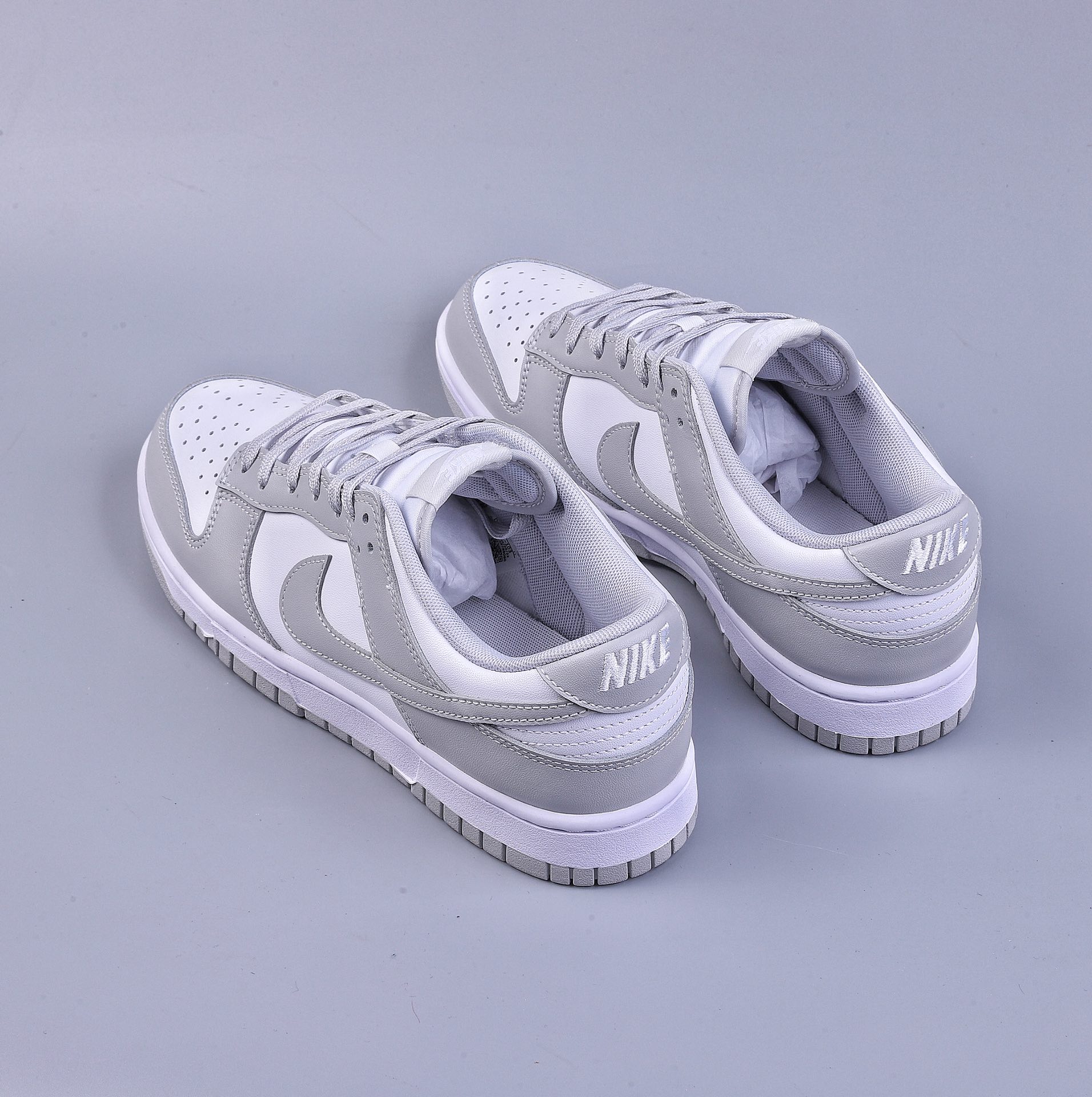 200 RS版Nk SB Dunk Low ”Grey Fog” 白灰色 SB扣碎篮板时尚休闲板鞋 DD1391-103