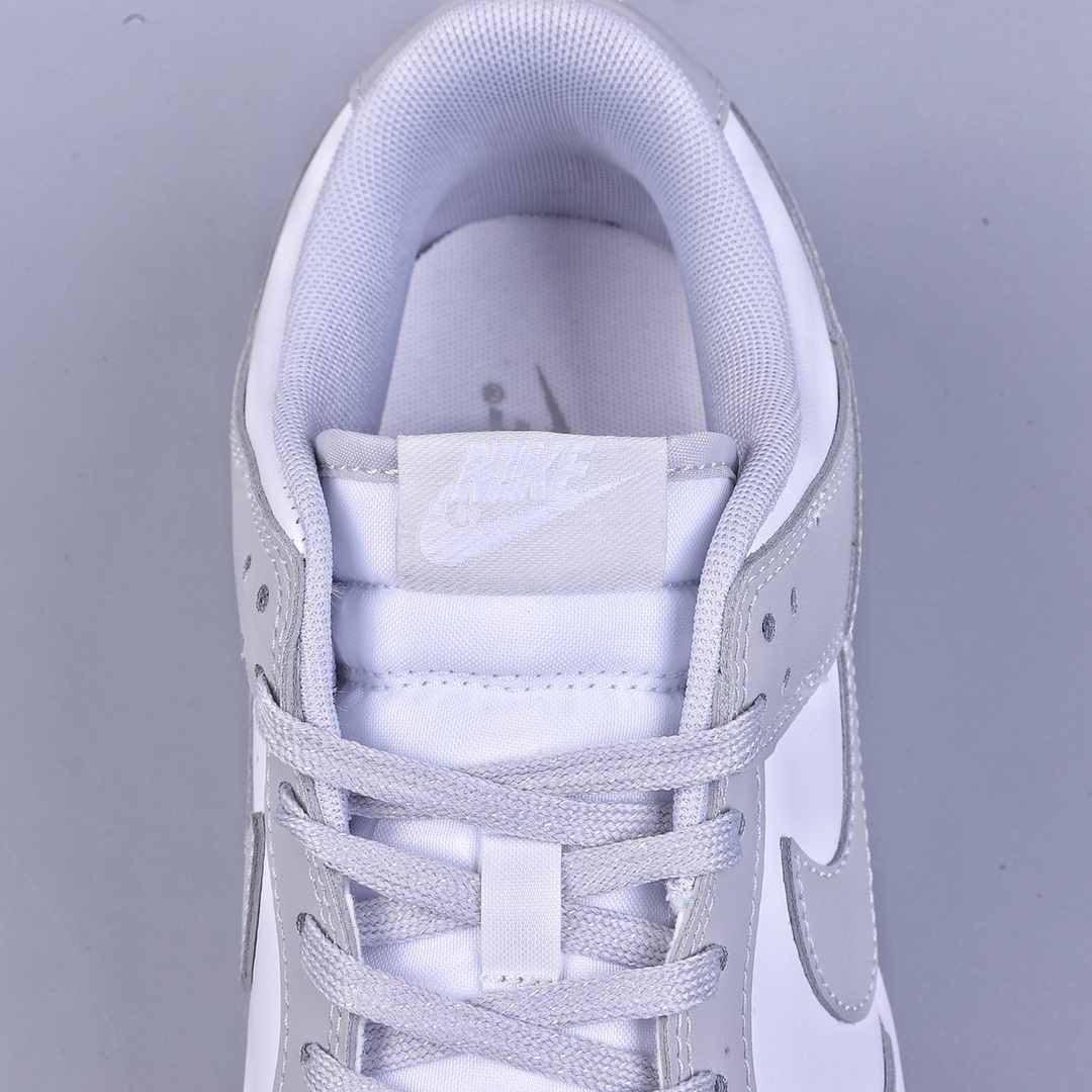 200 RS版Nk SB Dunk Low ”Grey Fog” 白灰色 SB扣碎篮板时尚休闲板鞋 DD1391-103