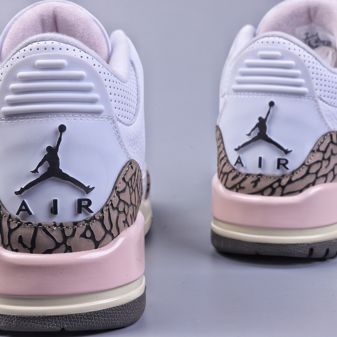 280 R版Air Jordan AJ3 Retro 樱花粉 CK9246-102