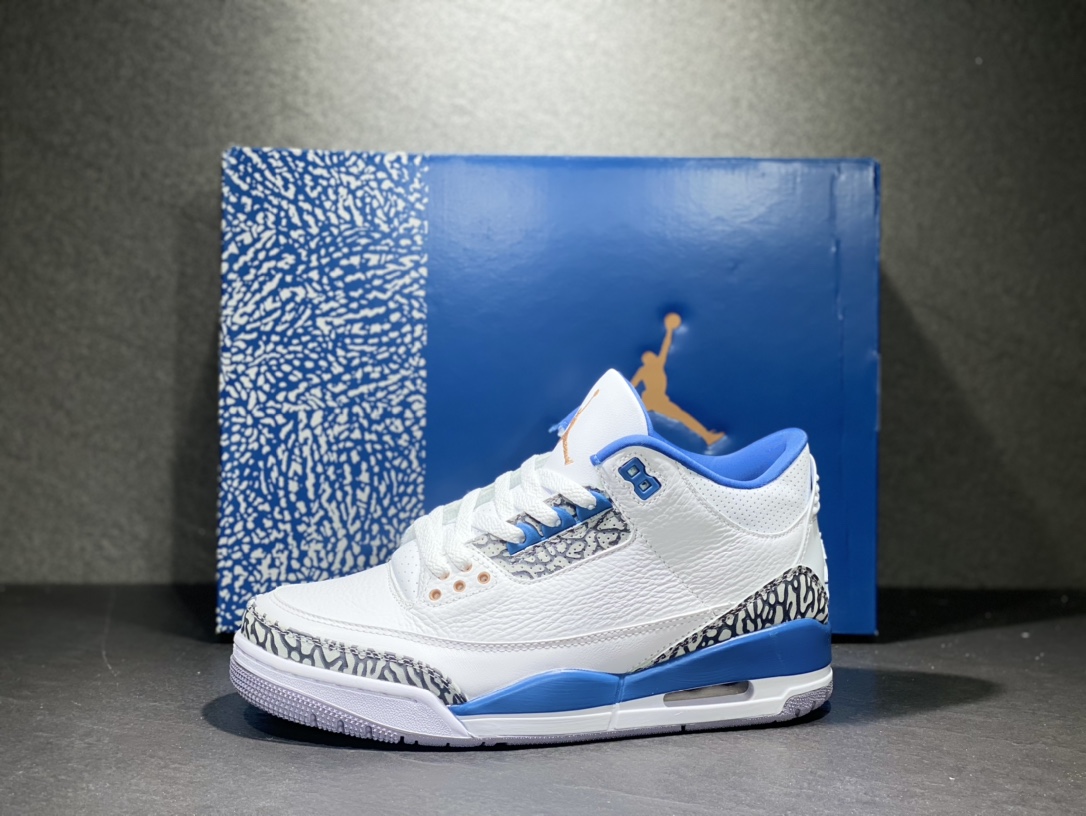 400 Air Jordan 3 AJ3 Retro AJ3白蓝 篮球鞋 CT8532-148