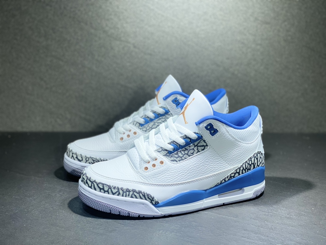 400 Air Jordan 3 AJ3 Retro AJ3白蓝 篮球鞋 CT8532-148