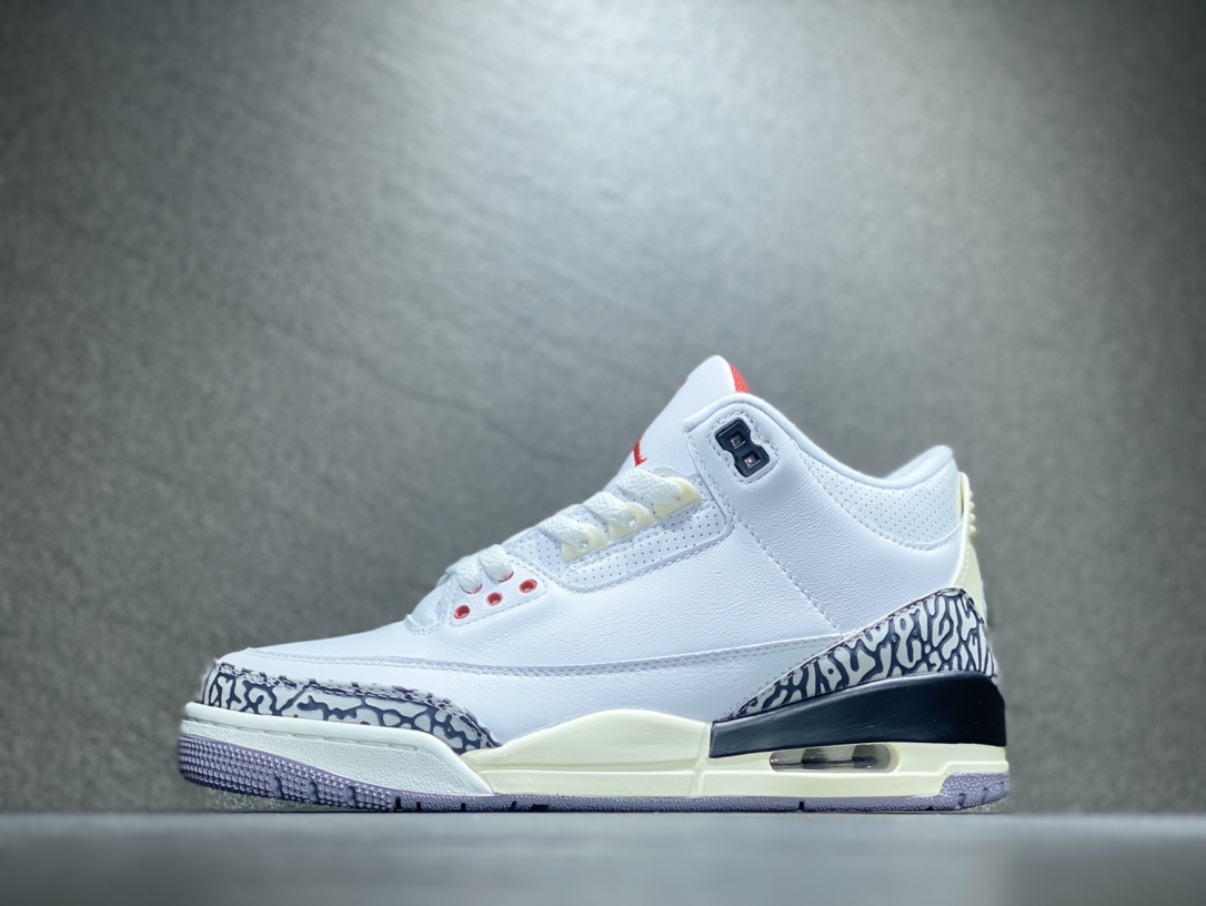 400 Air Jordan 3 AJ3 Retro AJ3白水泥 篮球鞋 DN3707-100