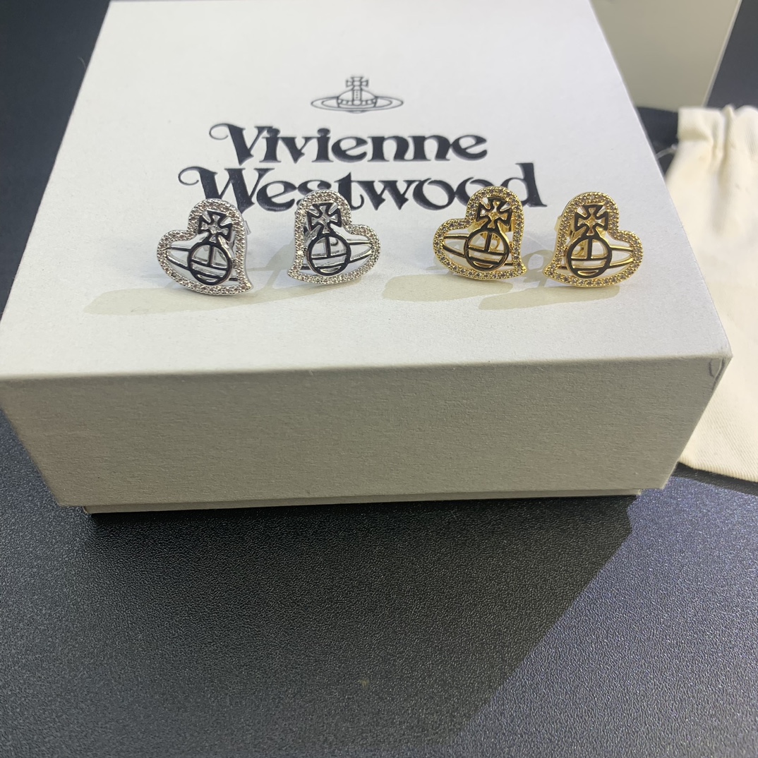 NO:103456,Queen Mother Citizen's love earrings, gold and platinum two colors, Queen Mother Citizen's earrings, gold19860909西太后爱心耳钉黄金白金二个色,西太后耳钉,gold,Jewelry