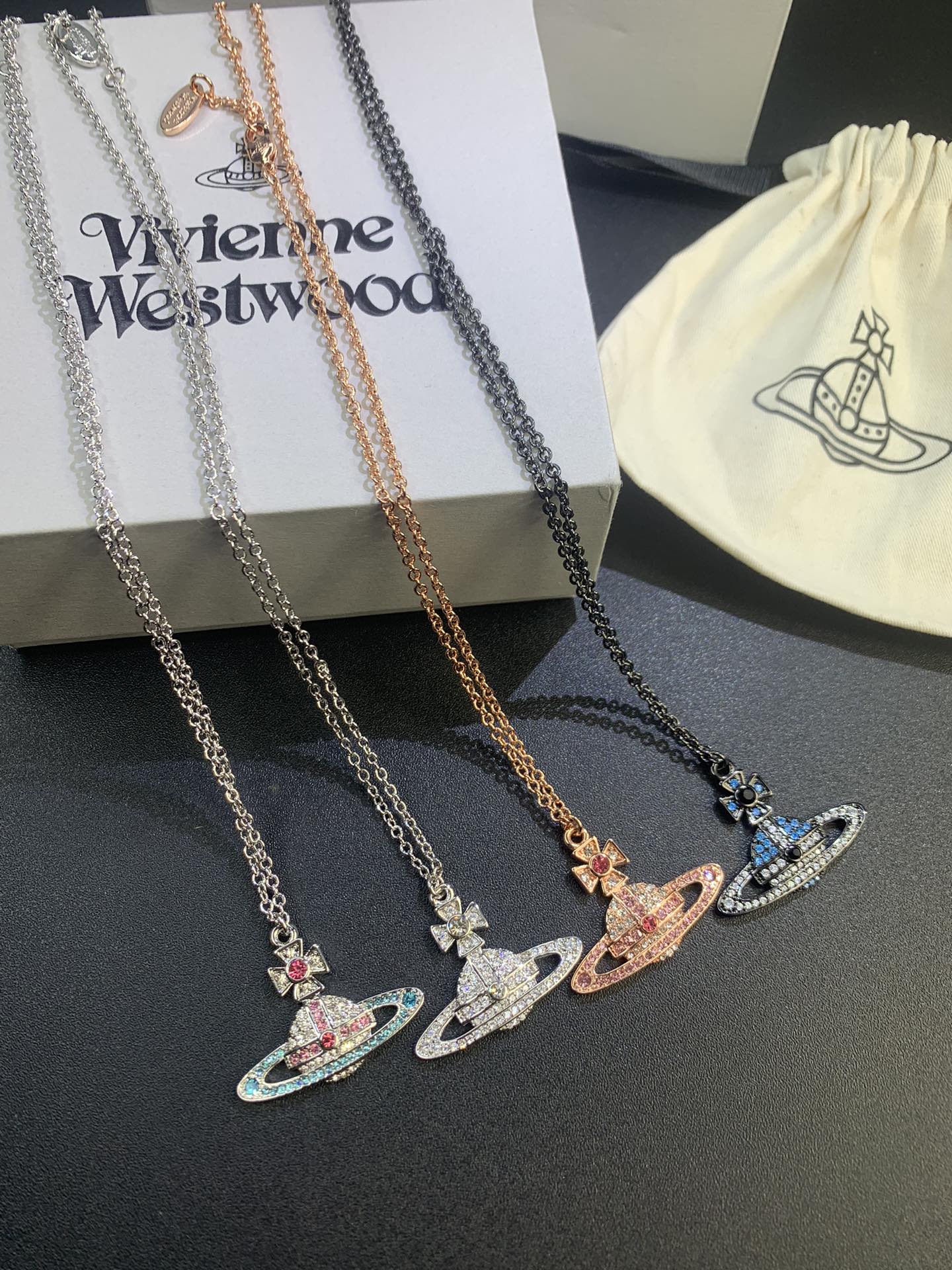 NO:103276,Recommended Double Eleven Events: Queen Mother Saturn Full Diamond Necklace 4 Color Spot, Queen Mother Necklace, Necklace19860909双十一活动推荐 西太后土星满钻项链4个色现货,西太后项链,necklace,Jewelry