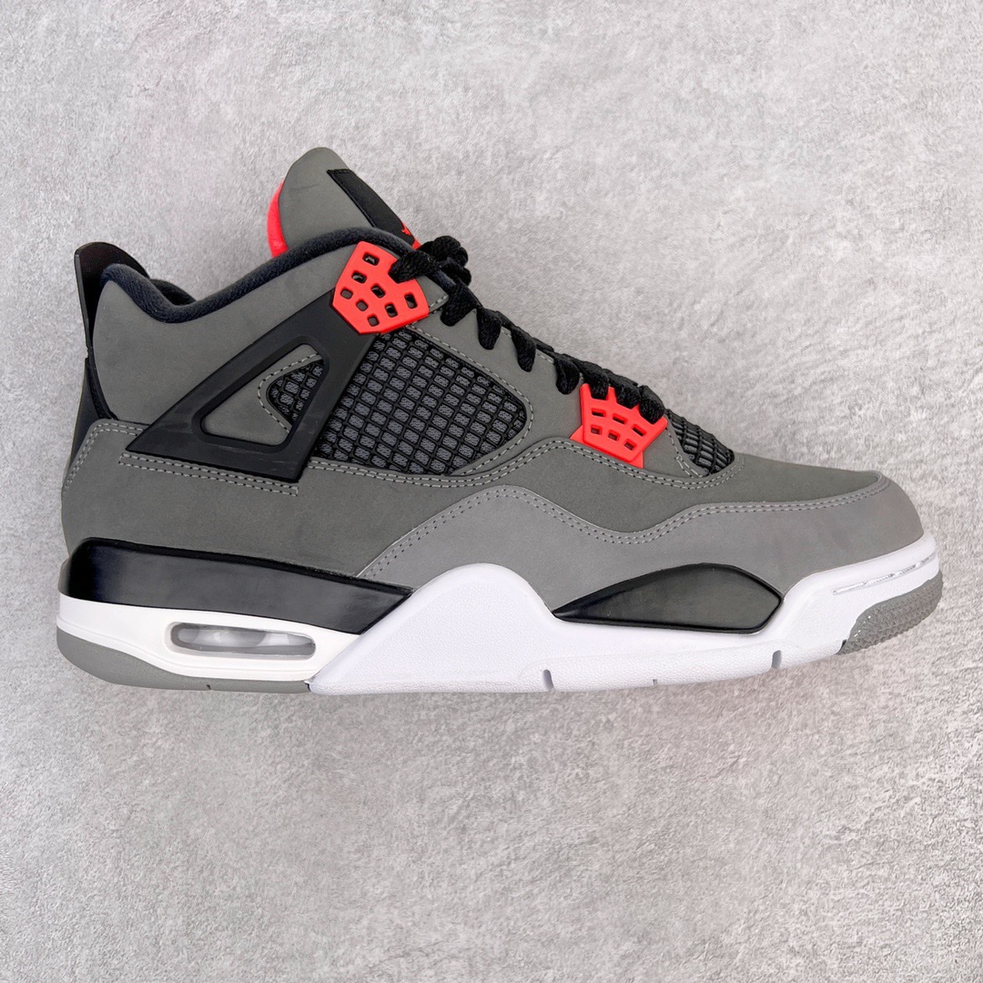 图片[3]-零售💰260 ＃KZ神版福利回馈‼Air Jordan AJ4 Retro 系列 独家外贸特供尺码含 45.5 49.5 50.5 国内外口碑最好最推荐的产品 市场中端王者 亲自操刀耗时半年巨作 全套原纸板楦头开发 确保原汁原味 完美呈现四代版型 一比一鞋头弧度高度鞋身弧度 此版本只针对中端市场 皮料材质有所更替 其他数据细节工艺流程均保持一致 绝不口嗨 细节品控鞋型随意秒杀市面3XX 4XX 原厂TPU网格鞋带扣 正确内里网布 菱角分明不变形无多余毛边 柔软性质感一致于原鞋 市场唯一原厂鞋扣模具 背面可见隐藏注塑口 原厂织唛标 原厂飞人电绣工艺 尾指中部跳三针 独家绑鞋带手法 印刷中底布 四线拉帮 米色美纹纸贴合固定 进口港宝加持 后跟自然饱满 全鞋荧光划线卡点 追求极致完美 每一双都是工艺品 多重QC质检 超越公司货的品控标准 实实在在的免检产品 尺码：40 40.5 41 42 42.5 43 44 44.5 45 45.5 46 47.5 48.5 49.5 50.5 编码：by2936060-运动鞋