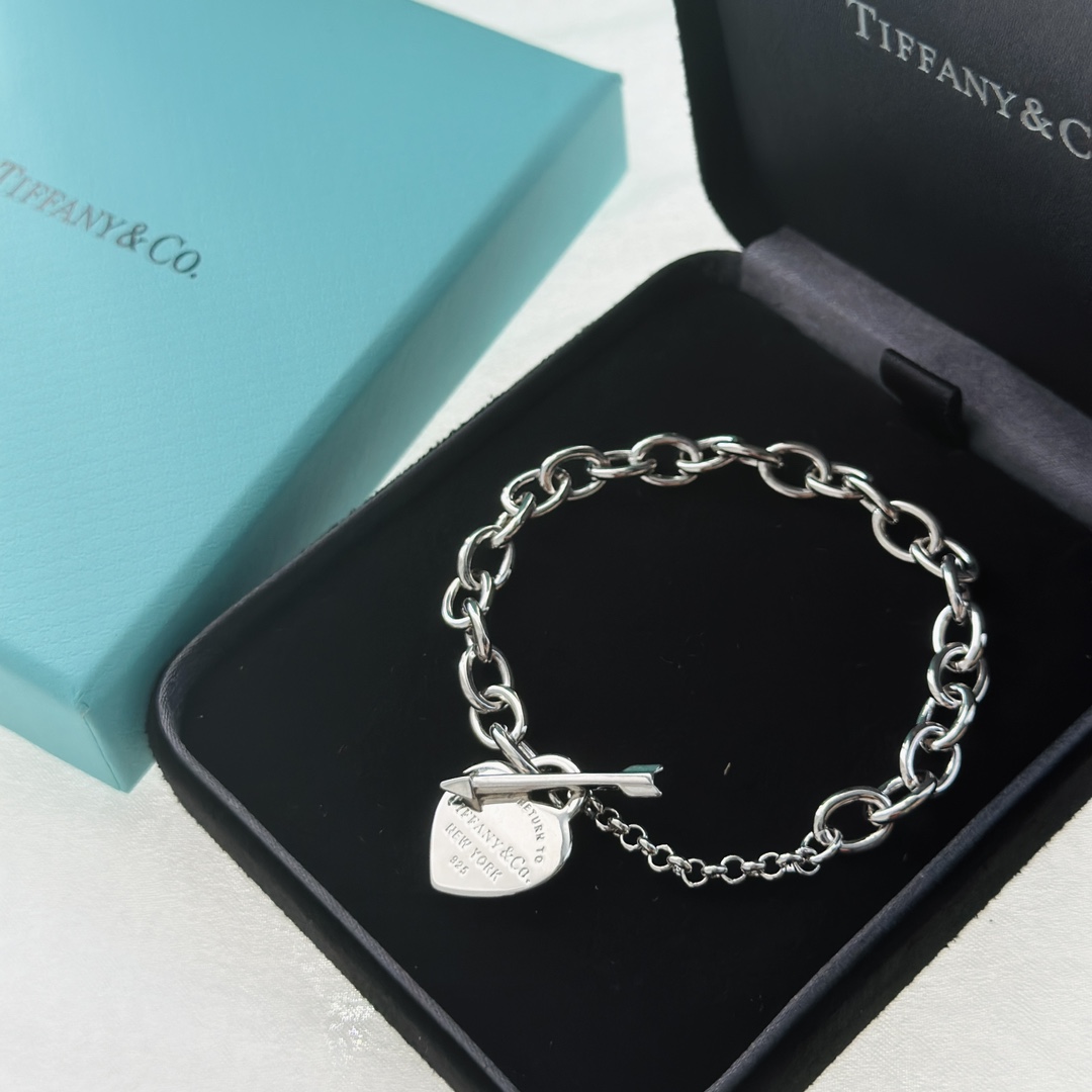 Tiffany&Co. Jewelry Bracelet Gold Platinum White Unisex